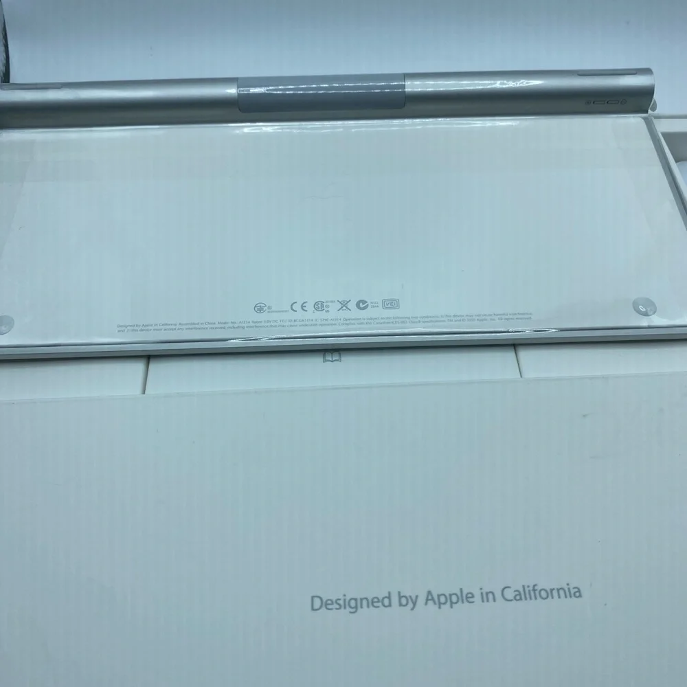 Apple Wireless Bluetooth Keyboard Aluminum iMac Mac Mini A1314 MC184LL/B AA +